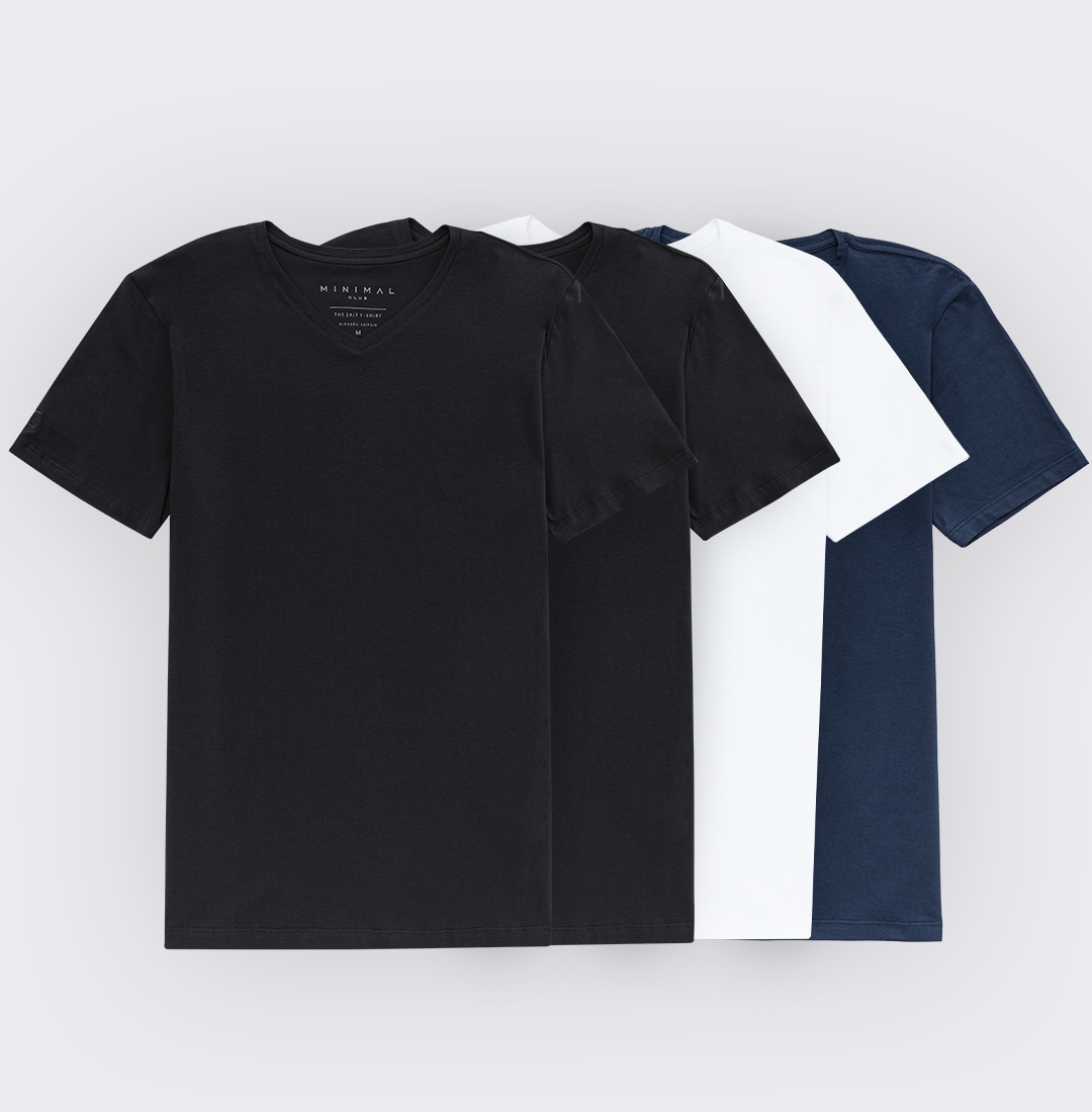 Kit Minimal - 4 camisetas